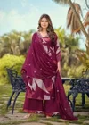 Kalki By Karissa Vatican Foil Printed A Line Plazzo Suits